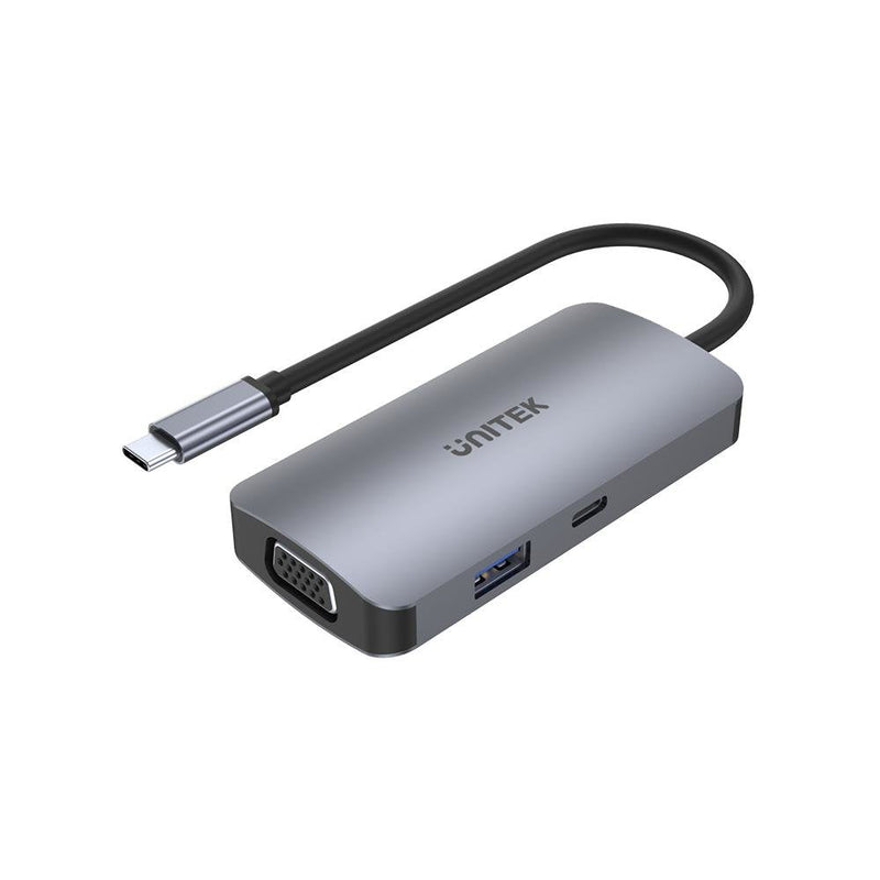 Unitek Hub USB-C 1x USB 3.1 GEN1 VGA 2x HDMI Pd Mst