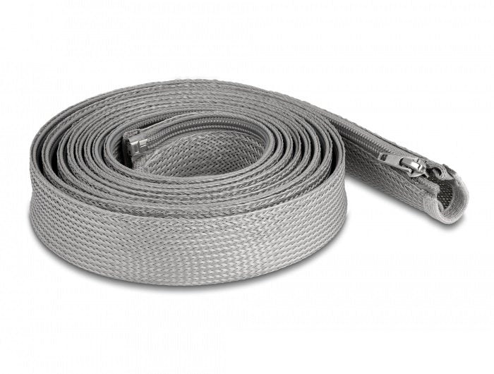 Delock Manga Trenzada With Zip Resistant Calor 3M X 20MM Grey