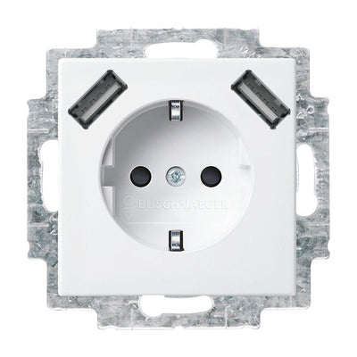 Busch Jaeger Bj 20 EUCB2USB-914 Schuko- 2x USB Socket Power — image 1