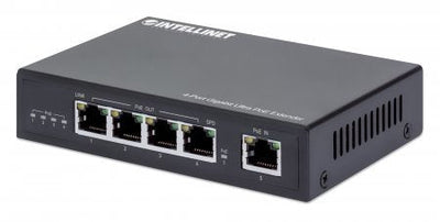 Intellinet 561617 Ampliador Network Transmisor Network Black 10, 100, 1000 Mbit/S — image 1