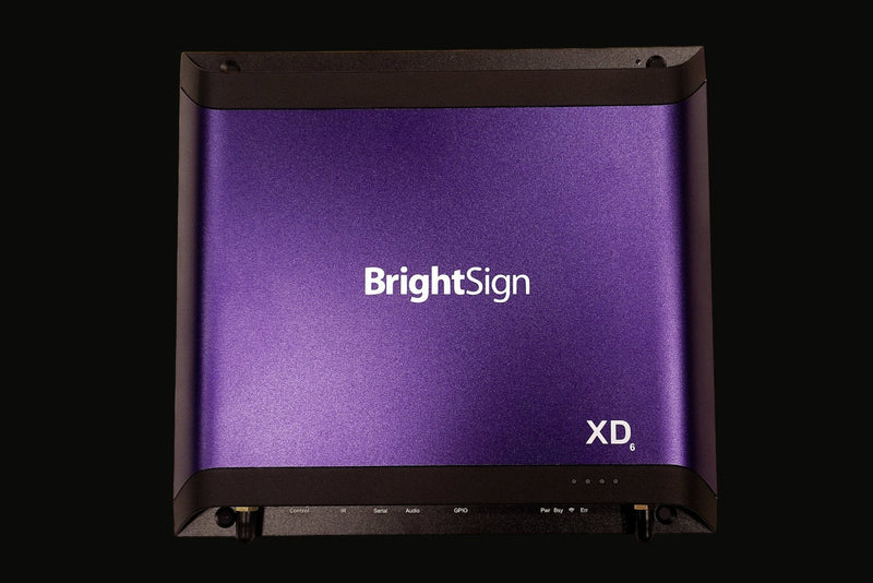 Brightsign Media Player UHD Dekodierung, PoE +, Audio&storage