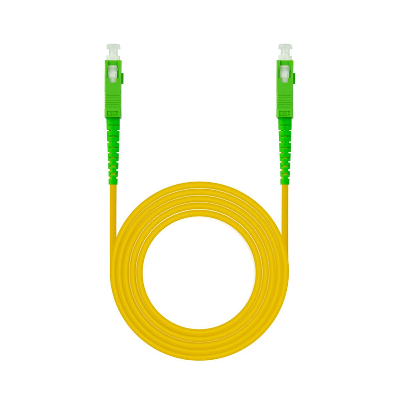 Nanocable Cable Fibre Sc/Apc-sc/Apc Monomodo Lszh 5M - Yellow