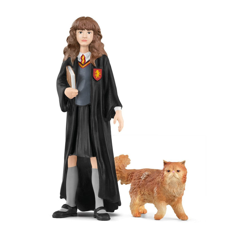 Schleich Figure Wizarding World Hermione And Crookshanks 42635
