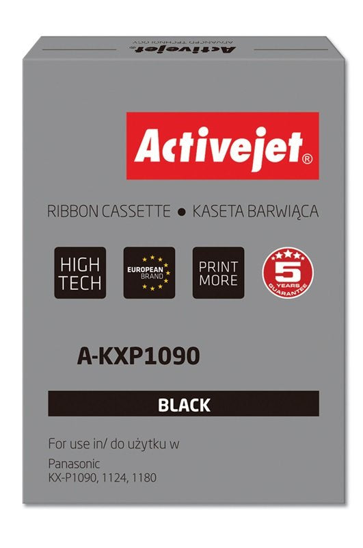 Activejet Tape A-KXP1090 Spare Part Panasonic KX-P115 Supreme Black