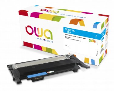 Toner Owa Komp. With HP W2071A, 117A Cyan (700 S.)
