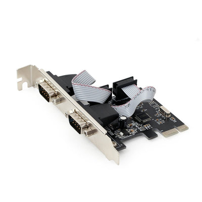 Gembird Card Pci Express Port Serie + Adapter Perfil Low SPC-22 — image 1
