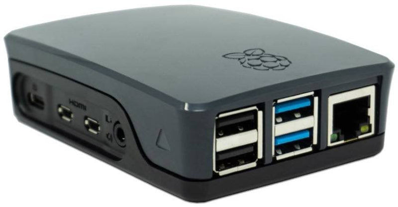 Raspberry Box Oficial Pi 4, Black/Grey Raspberry Box Raspberry Oficial Pi 4, Black/Grey (1876752)