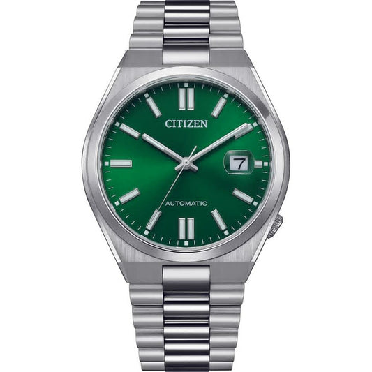 Citizen Men's Watch Citizen Tsuyosa Automatic Green Silver (Ø 40 Mm)
