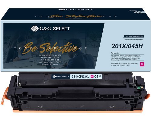 G&g Select Xl-toner Compatible With HP 201X / Canon 045H