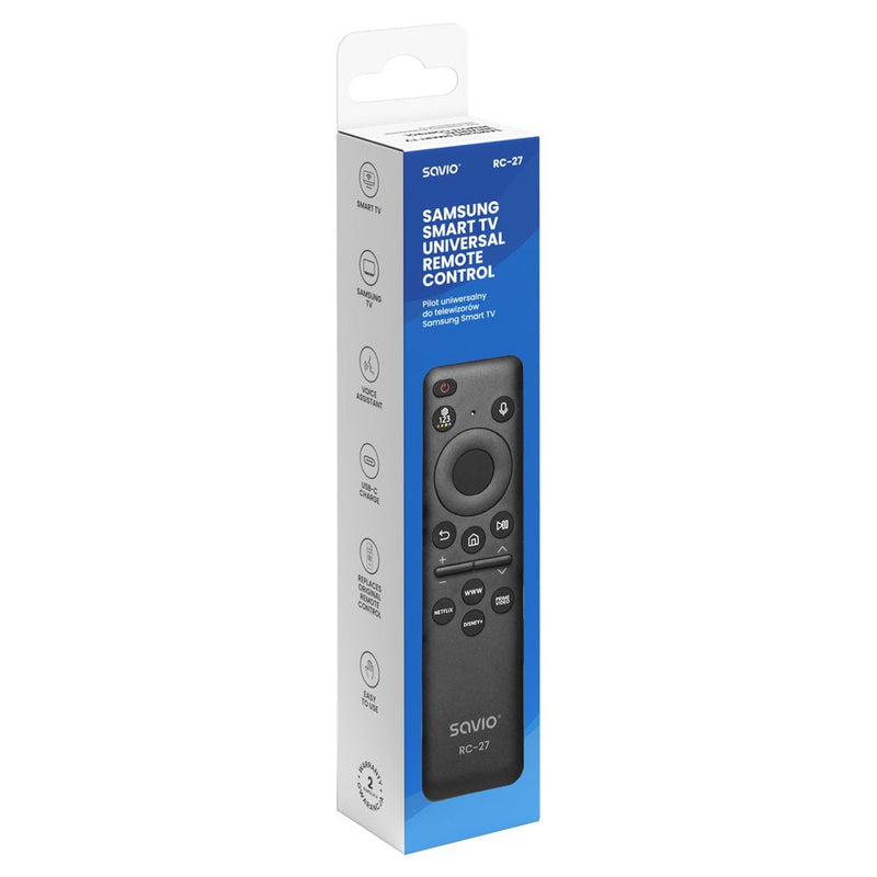 Savio RC-27 Remote Control Universal/de Spare Part TV Samsung – Smart TV