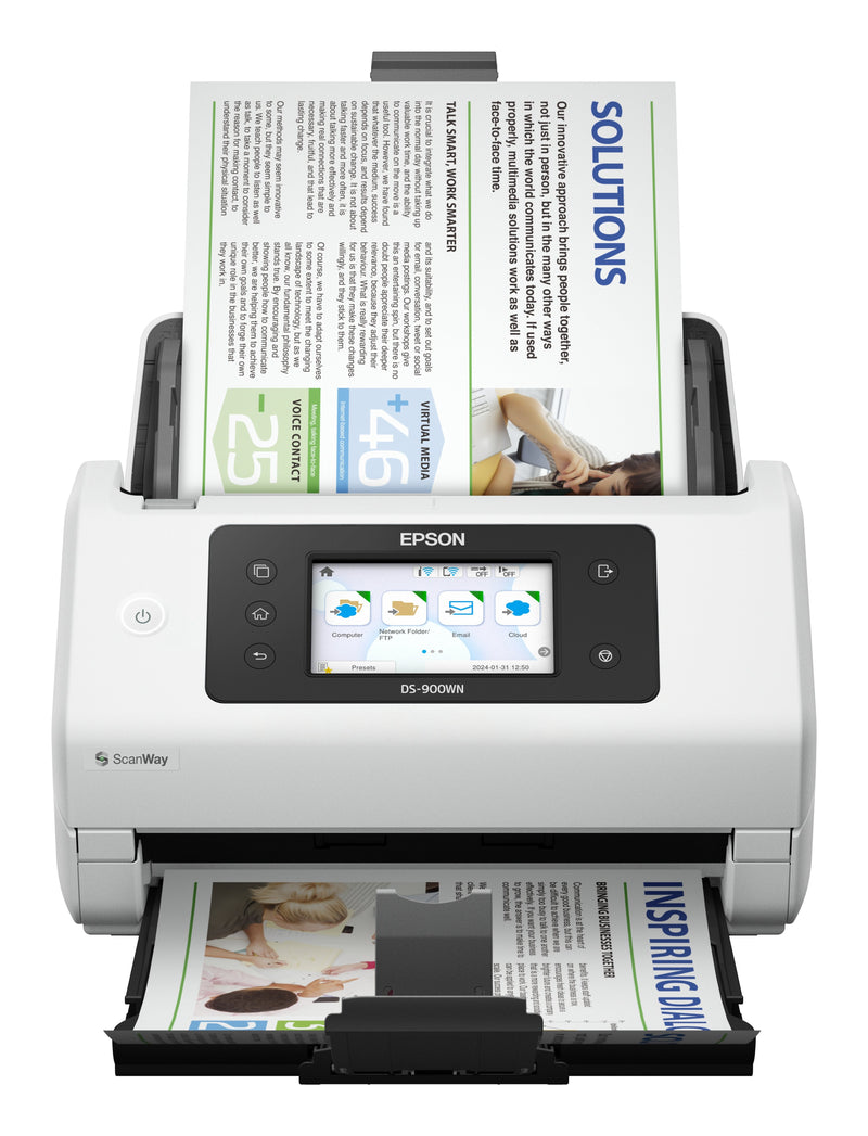 Epson Workforce DS-900WN Scanner Documentos a Dos Caras A4/Legal 600 Ppp X 600 Ppp Up To 70 Ppm (mono) / Up To