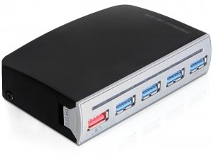 Delock Hub 4 Ports USB 3.0 1 Port USB With Power 2A