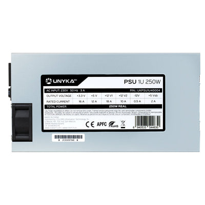 Unykach Power Supply Server Flex 1U 250W Apfc Activo Fan 40MM Power Supply Destinada a Reparaciones — image 1