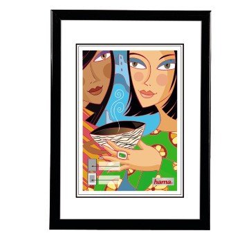 Hama Frame Plastic Madrid Black 13X18 66486