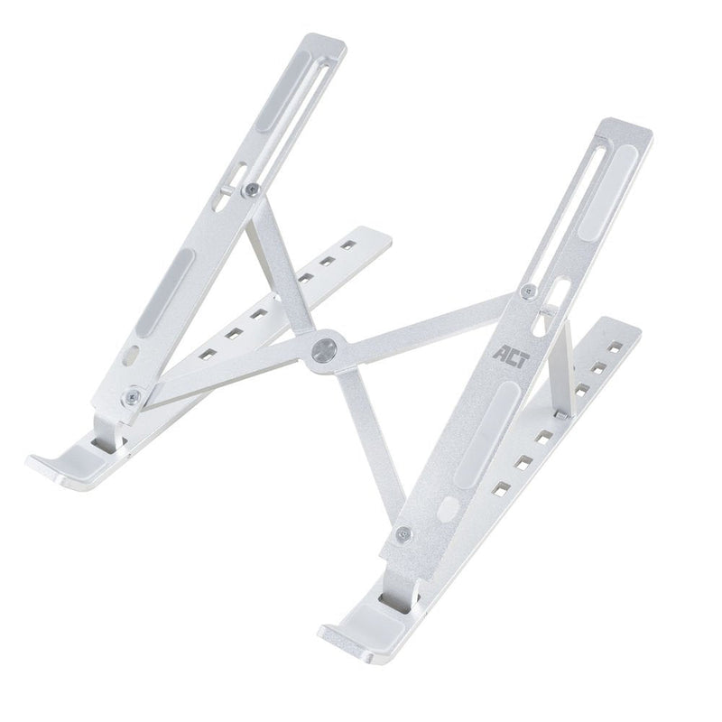 Foldable Laptop Stand Aluminium, 6 Positions Height Adjustable