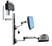 Ergotron 45-253-026 Wall Mount Max. 68,6CM (27) Max. VESA 100 X 100MM 9,1KG Black Silver