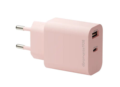 DBRAMANTE1928 Re-charge Power Adapter 20 Watts 2 Connectors Output (usb-c Usb) Pink Europa — image 1