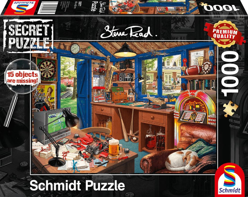 Schmidt Spiele Puzzle Steve Read: Secret - Vaters Werkstatt 59977