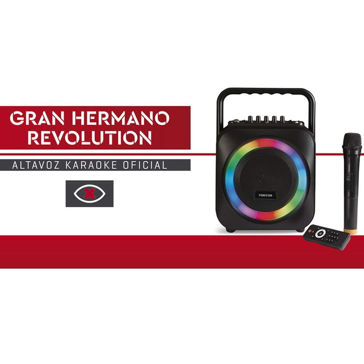 Fonestar Pc Speakers Fonestar Box-35Led Black Amber