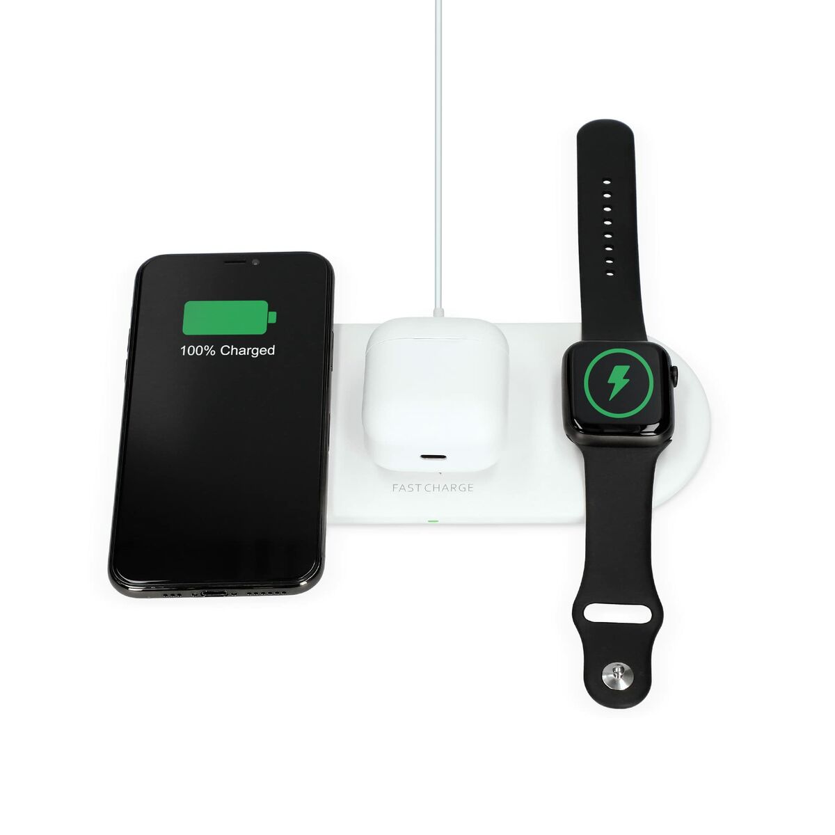 Cordless Charger KSIX Apple-compatible White