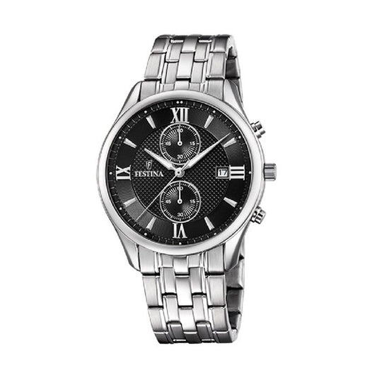 Festina Men's Watch Festina F6854/8 Black Silver