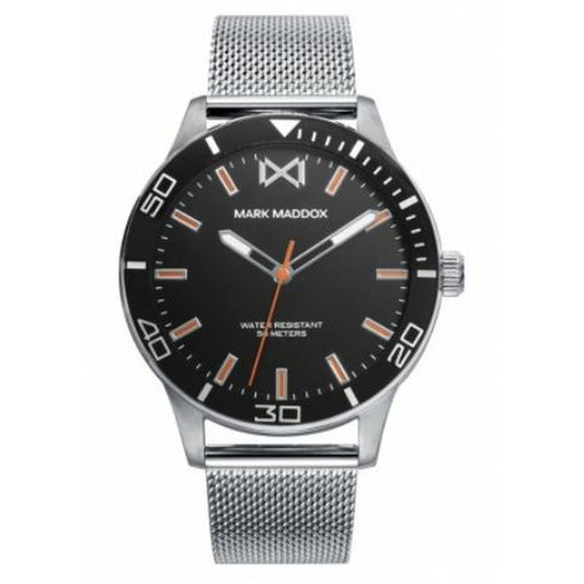 Mark Maddox Men's Watch Mark Maddox Hm7146-57 Black Silver (Ø 40 Mm)