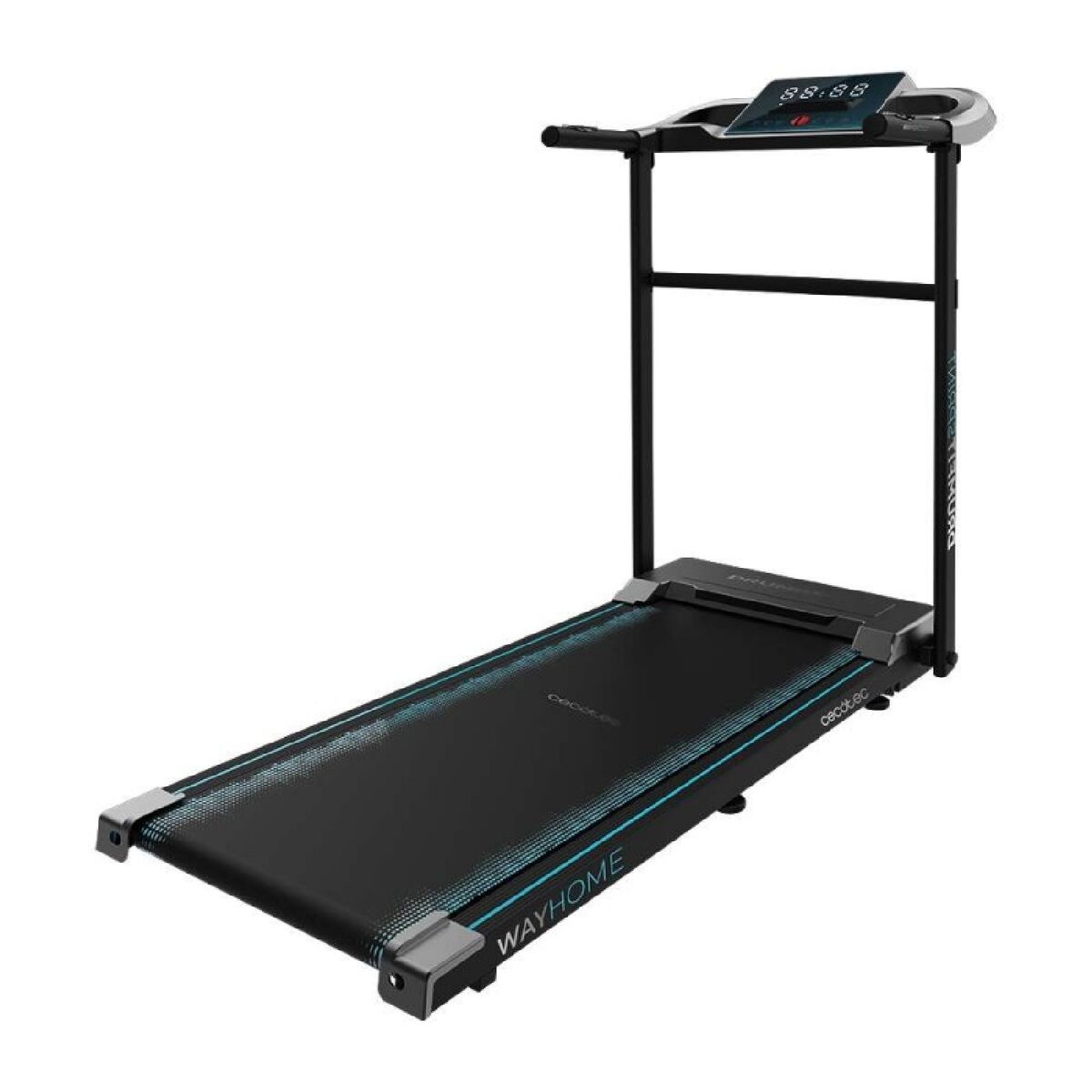 Cecotec Foldable Treadmill With Lcd Screen And Heart Rate Monitor Drumfit Wayhome 1000 Sprint