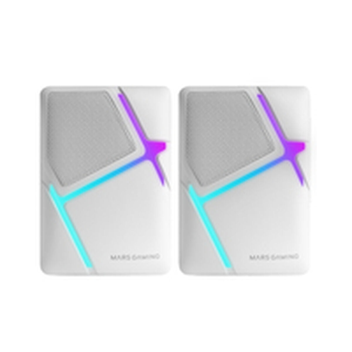 Mars Gaming Portable Bluetooth Speakers Mars Gaming Mshw White Black 4 W