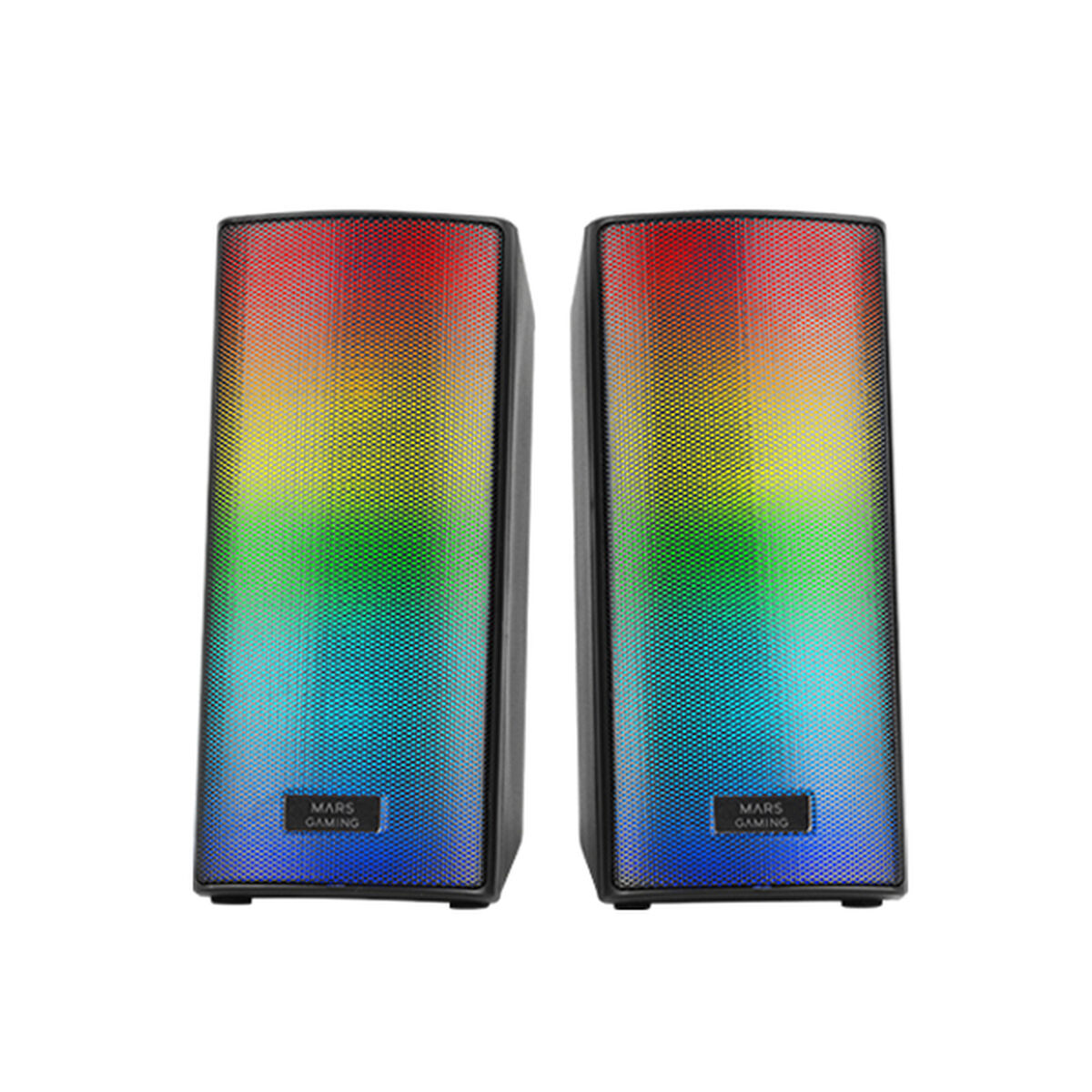 Mars Gaming Pc Speakers Mars Gaming Msrgb2 Black 4 W