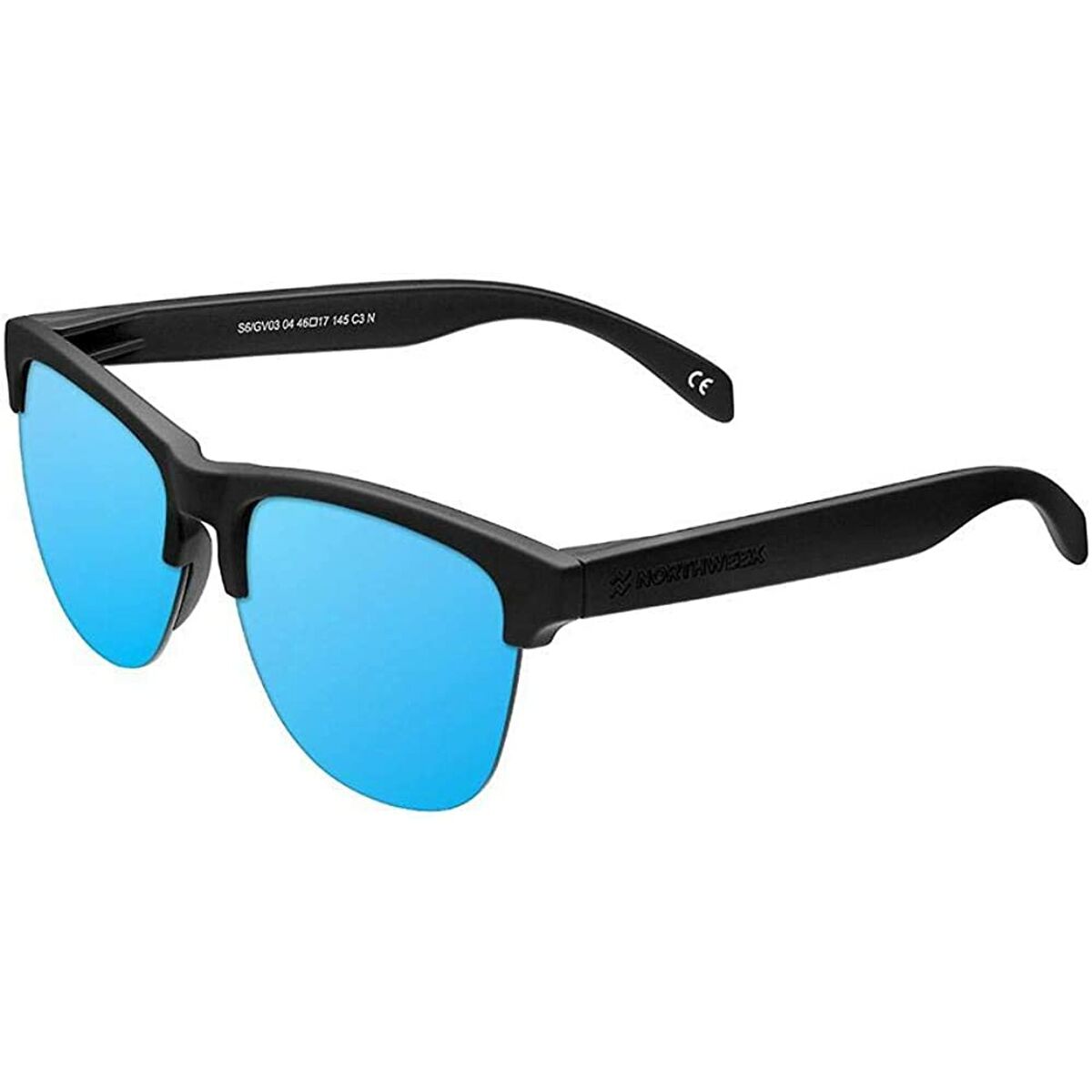 Northweek Unisex Sunglasses Northweek Gravity Deck Black Ø 48,5 Mm Blue