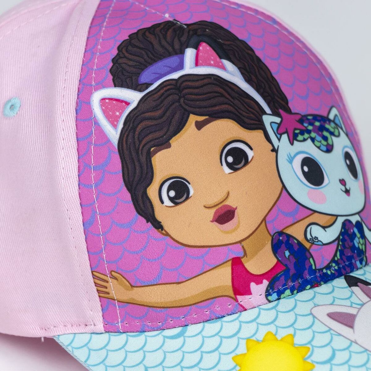 Child Cap Gabby's Dollhouse Turquoise