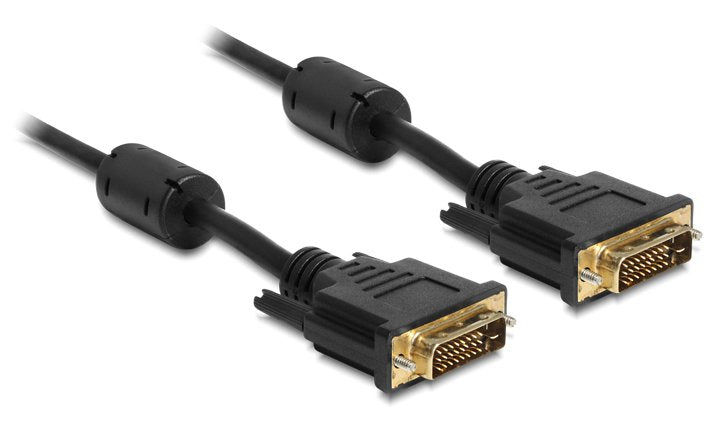 Delock 83190 Cable DVI 24 + 1 - DVI 24 + 1M/M 2M Black