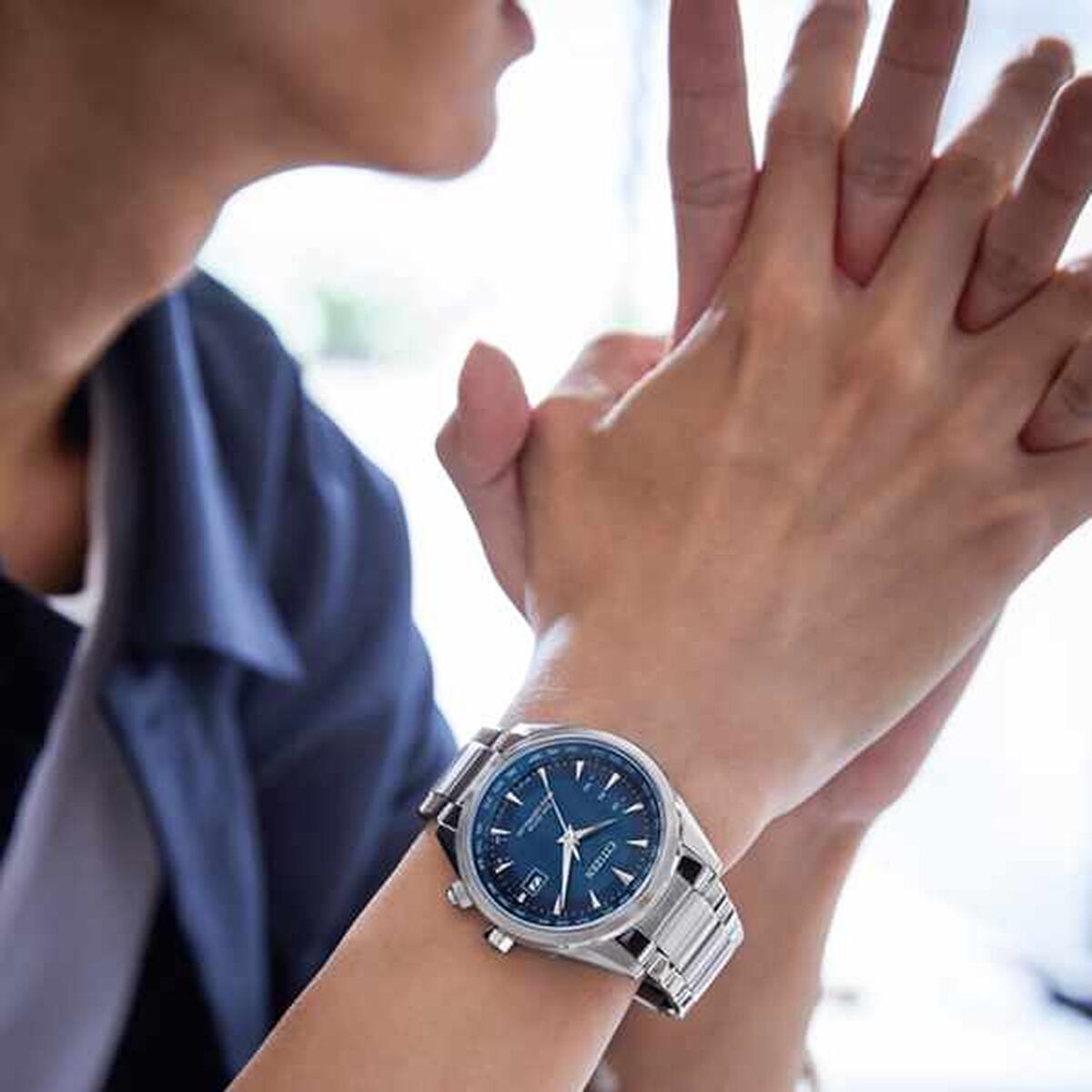 Citizen Men's Watch Citizen Cb0270-87L (Ø 43 Mm)