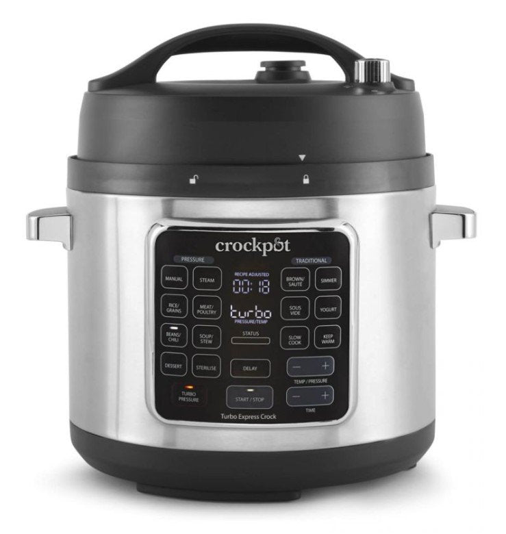 Crock-pot CSC062X Pot Multi-cocción 5,6 L 1400W Black Steel Inoxidable