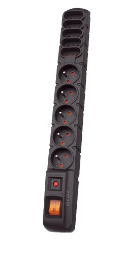 Hsk Data S10 3M Base Múltiple 10 Salidas AC Indoor / Outdoor Black