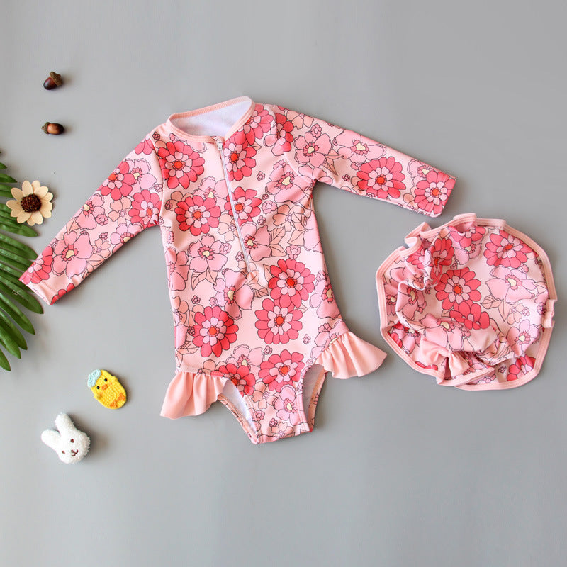Jumpsuit Girl Long Sleeved Quick Drying Sun Protection