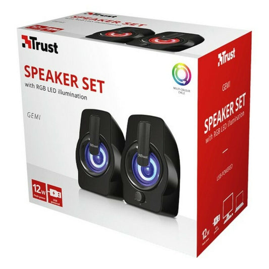 Trust Pc Speakers Trust Gemi Black 6 W 5 W 12 W