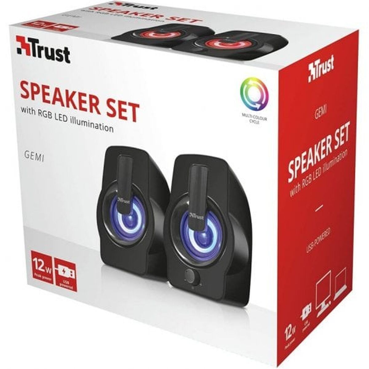 Trust Pc Speakers Trust Gemi Black 6 W 5 W 12 W