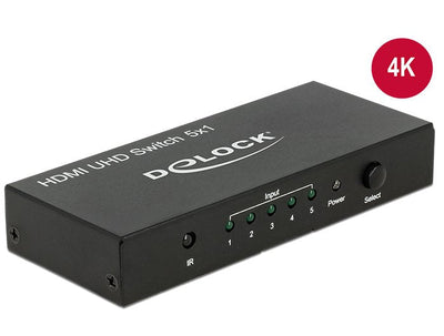 Delock Switch HDMI 5 In 1 Out HDMI 4K UHD — image 1