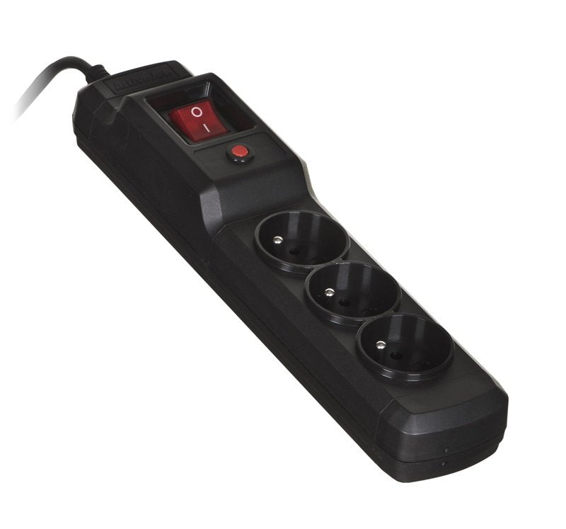 Activejet Combo 3GN 1,5M Base Múltiple 3 Salidas AC Indoor Black