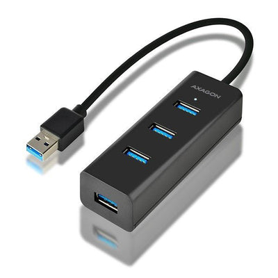 Axagon HUE-S2B Usb-a-hub, 4x USB 3.0, Externe Mromversorgung - 30CM — image 1