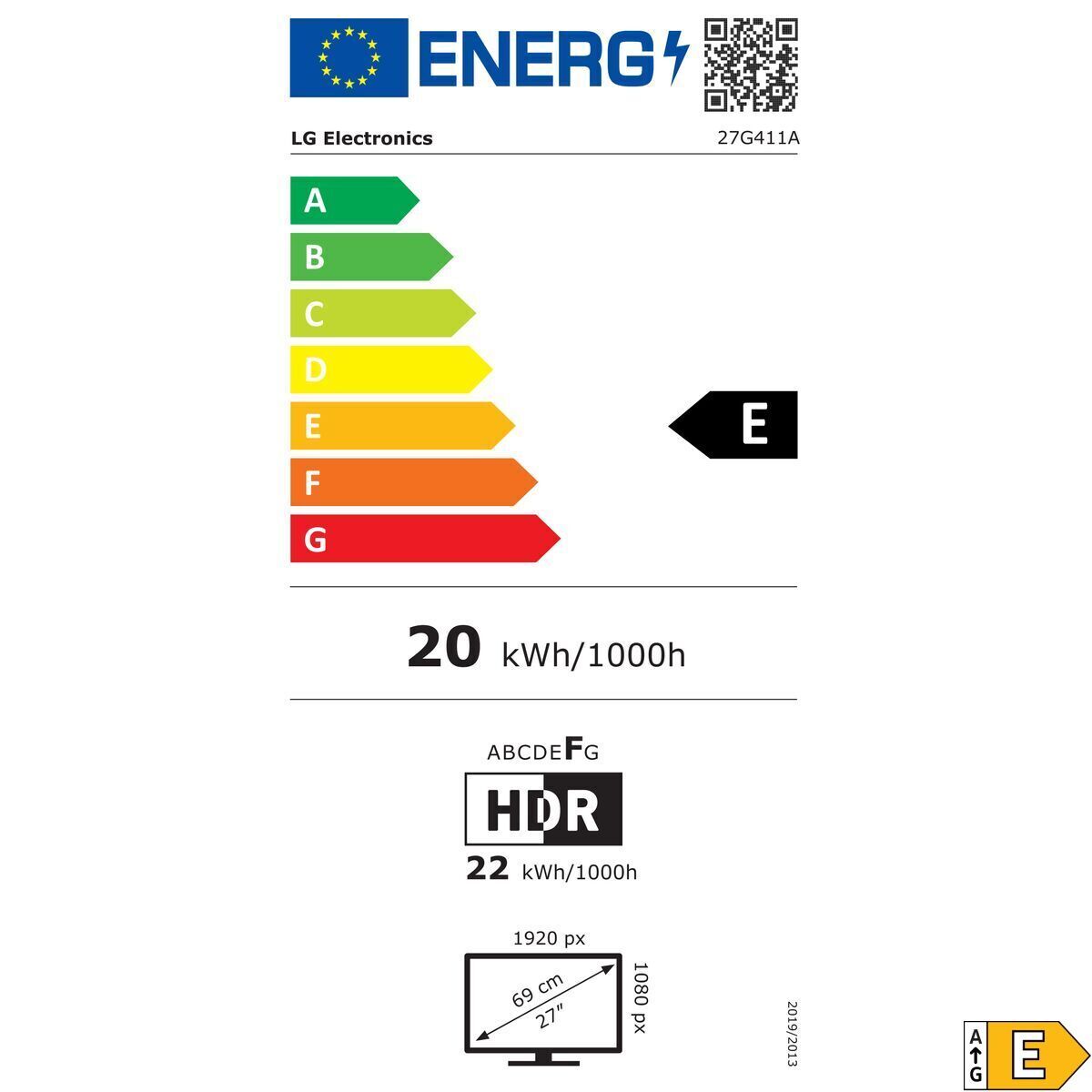 Lg Gaming Monitor Lg 27G411A-B 27" Full Hd
