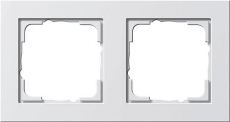 Gira 021222 Frame 2F White Puro Matte E2 2-VÍAS E2
