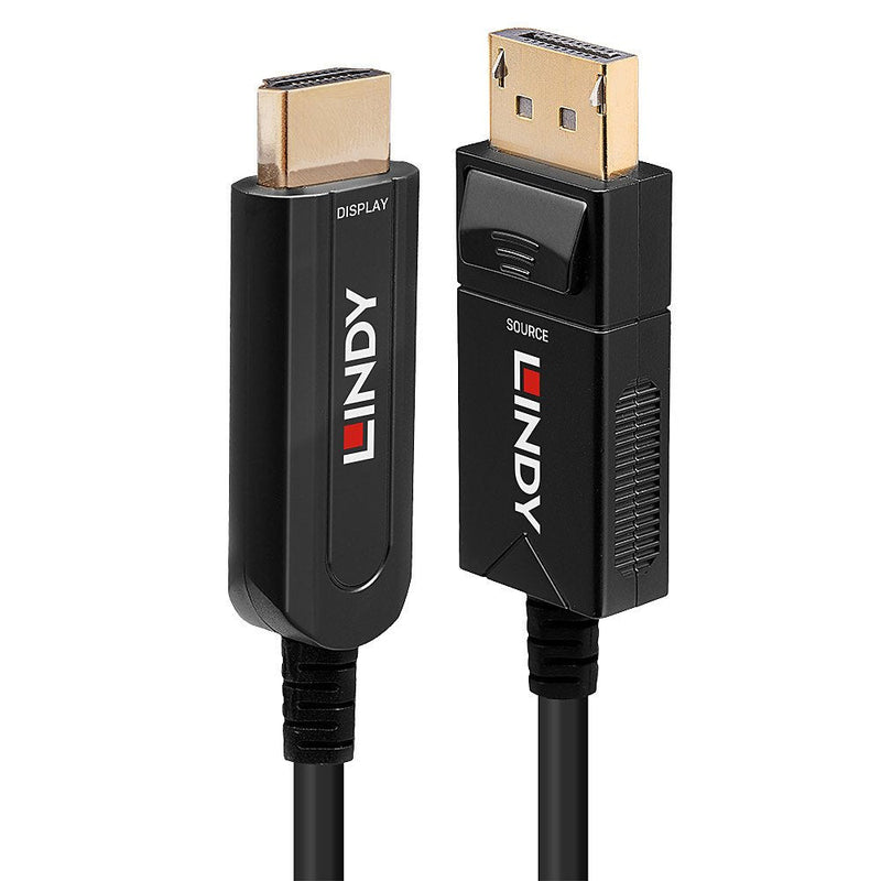 Lindy Cable DP 1.2A HDMI Cable 18G Fibre Optic H