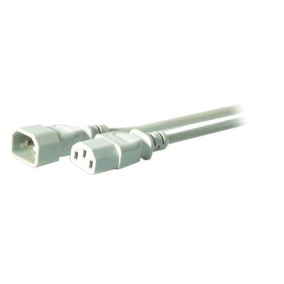 Cable Power 230V IEC-C13 Male / IEC-C14 Male 5M, Grey — image 1