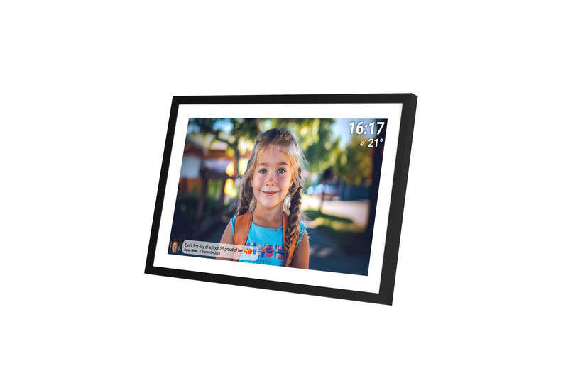 Denver PFF-1516 Frame Fotográfico Digital Black 39,6CM (15.6) Screen Touchscreen Wi-Fi