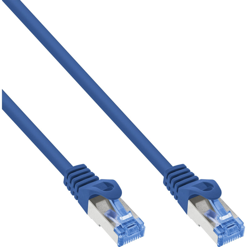 Inline® Patch Cable CAT.6A, S/FTP, Tpe (lszh), Cca, Blue, 0.5M