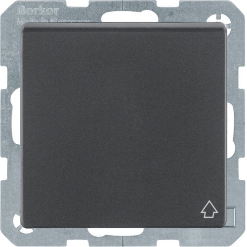 Berker 47516086 Socket Power Schuko M. Cover Abatible Q.1 Q.3 Anthraz