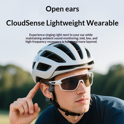 True Bone-conduction Bluetooth Headphones With Ultra-long Battery Life