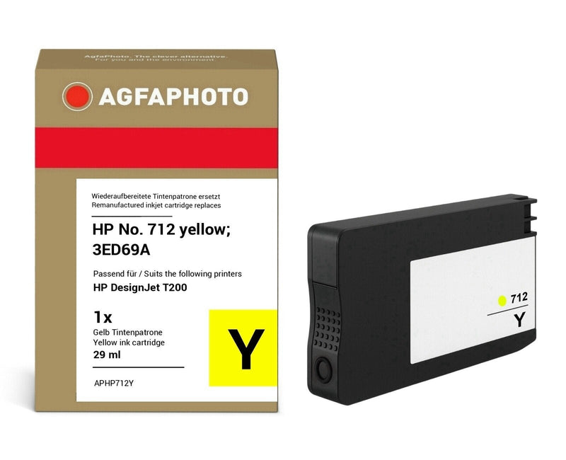 Agfa Photo Ink Yellow APHP712Y 350 Copias 29ML